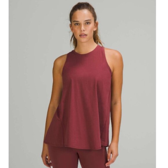 Lululemon All Tied Up Tank Top, Mulled Wine Red | Size 8 - Picture 1 of 10